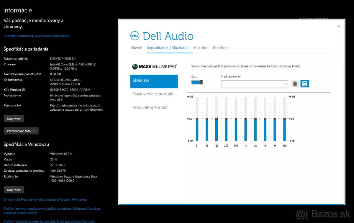 Predam DELL OPTIPLEX 3020, i5-4590, 8GB RAM, 250GB SSD - 6