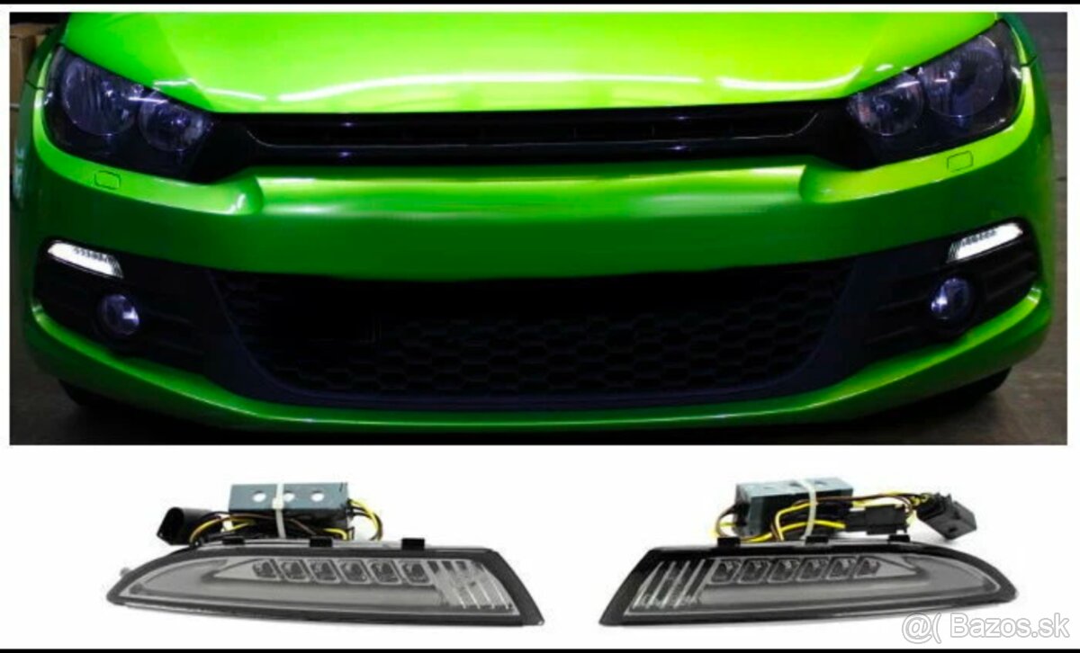 Volkswagen Scirocco led denné svetlá - 6