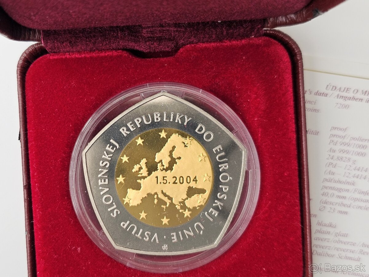 10 000Sk Vstup SR do EU Bimetal - 6
