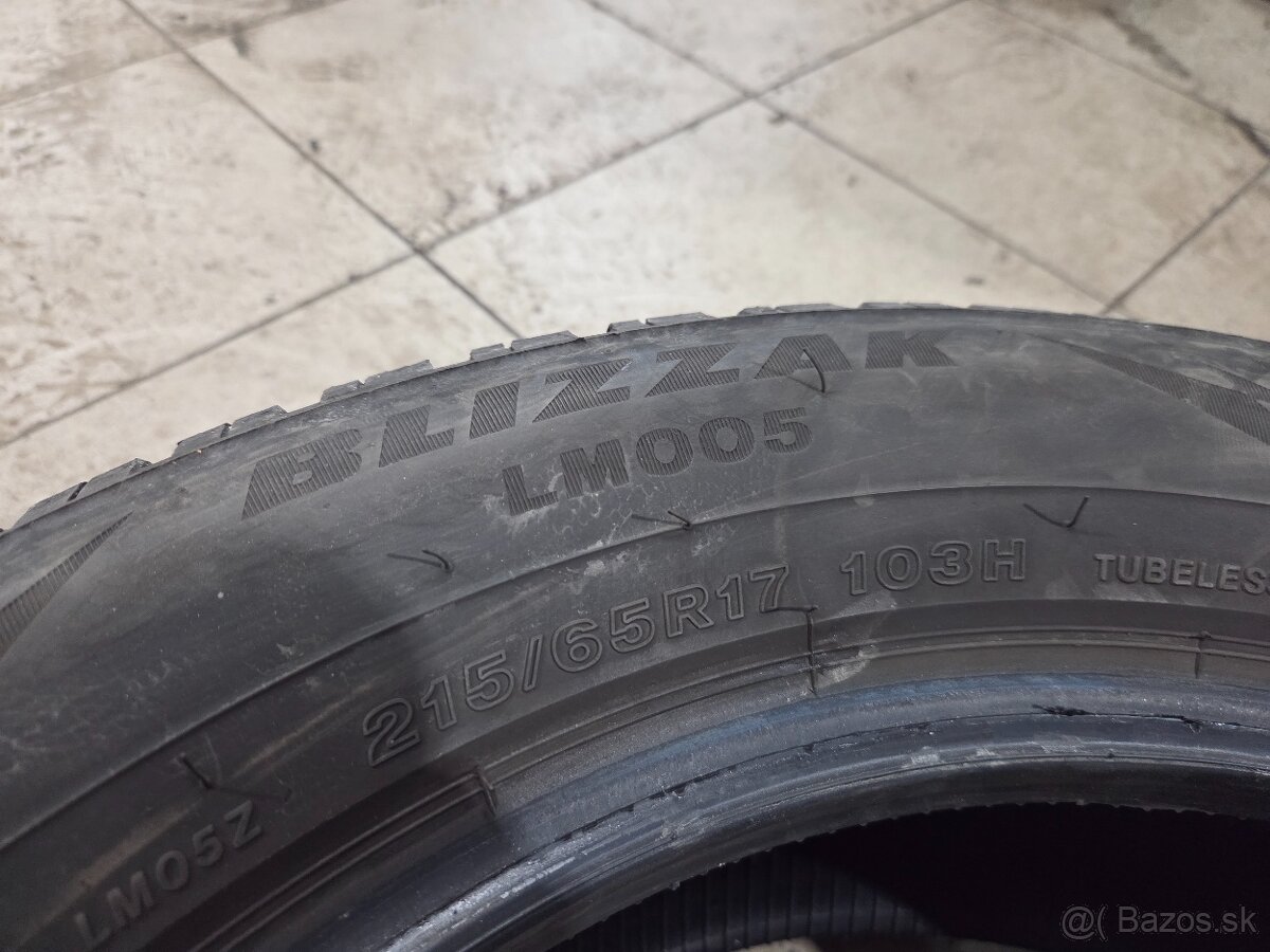 Predám 215/65 r17 Zimné pneumatiky 2ks - 6