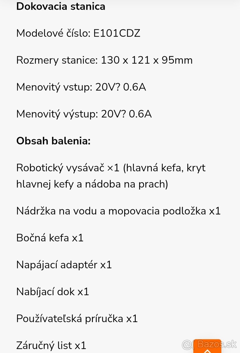 Robotický vysávač xiaomi robot vacuum s40c eu - 6