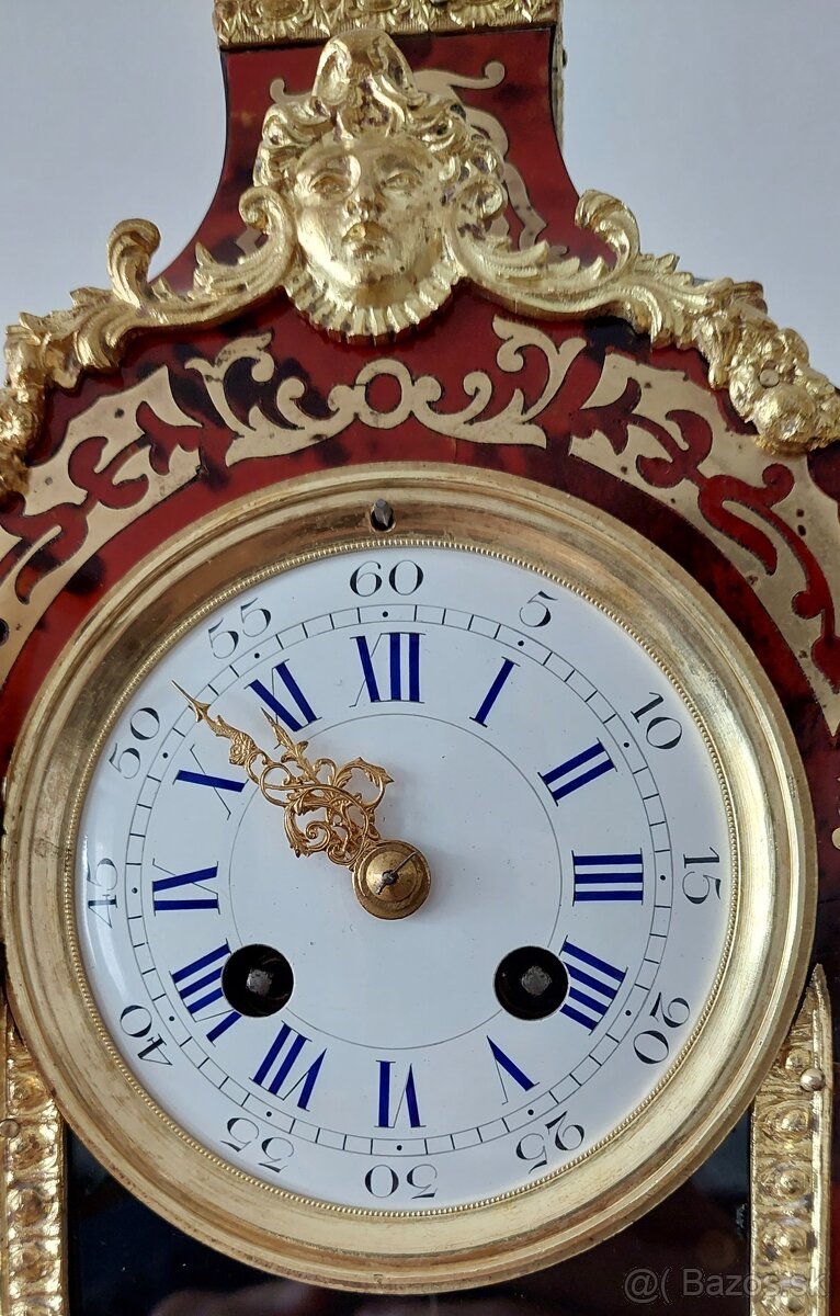 Hodiny Boulle s originálnou podstavou. - 6
