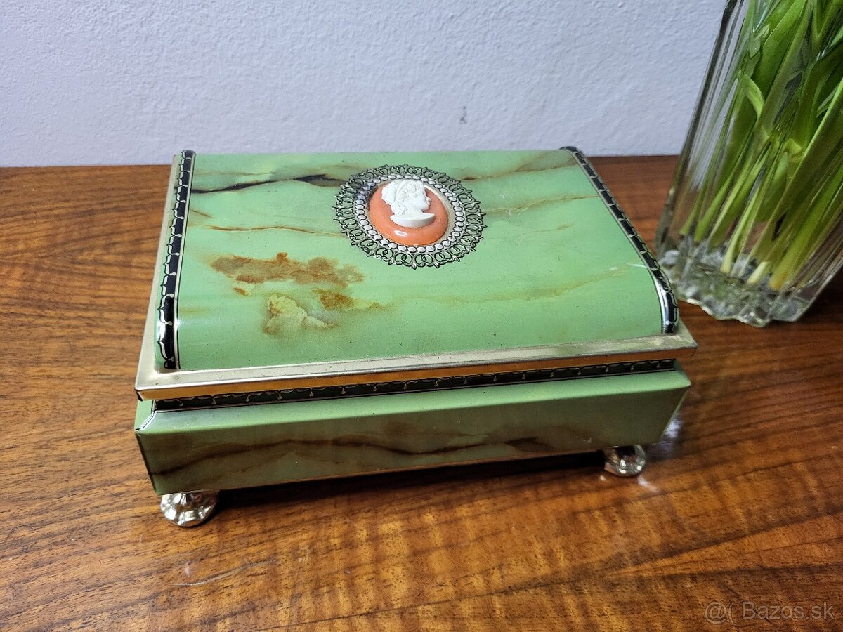 Plechová krabička so vzorom mramoru - 6