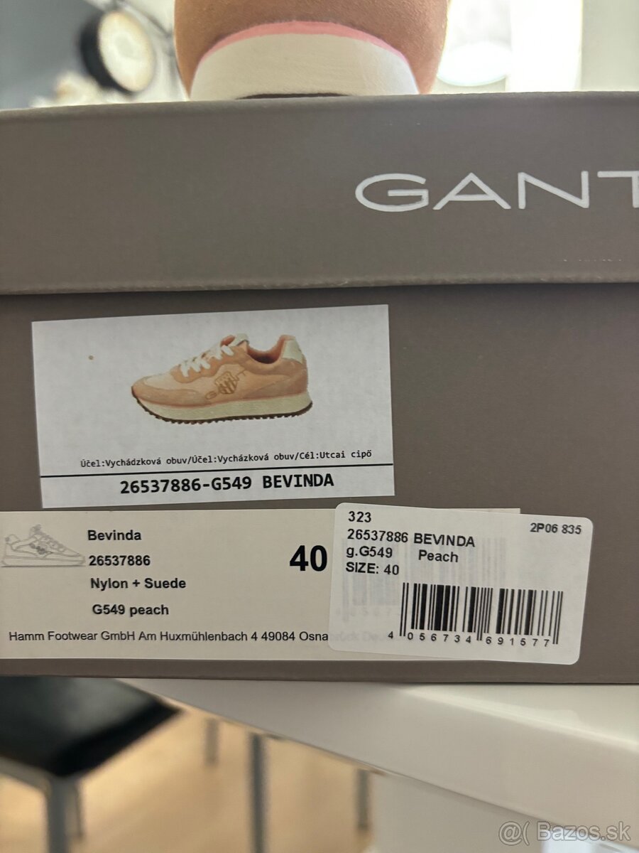 Tenisky GANT bevinda peach - 6