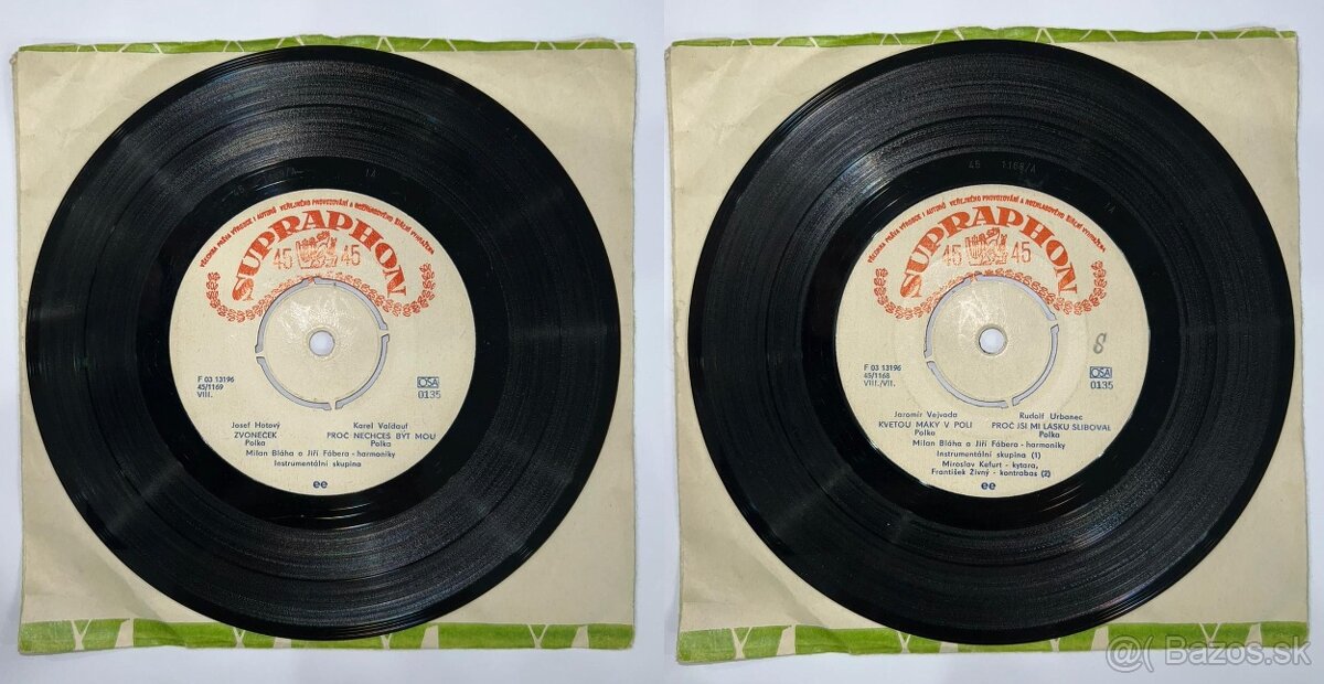 LP platne - SUPRAPHON - 6