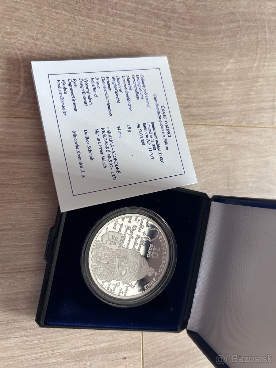 Proof strieborné mince - 6