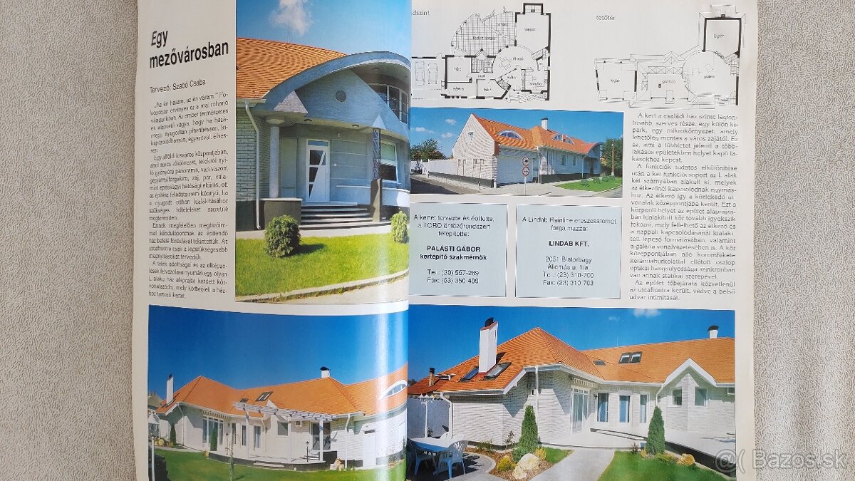 Predám časopisy v maď. jazyku Szép házak 98/5 - 6