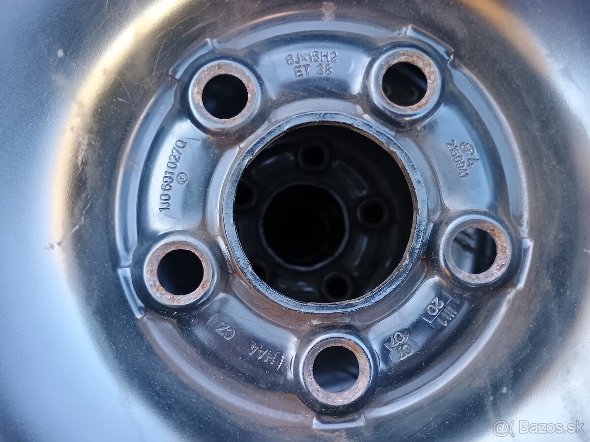 Sada kolies Škoda Octavia 1, plechové disky +pneu 195/65 R15 - 6