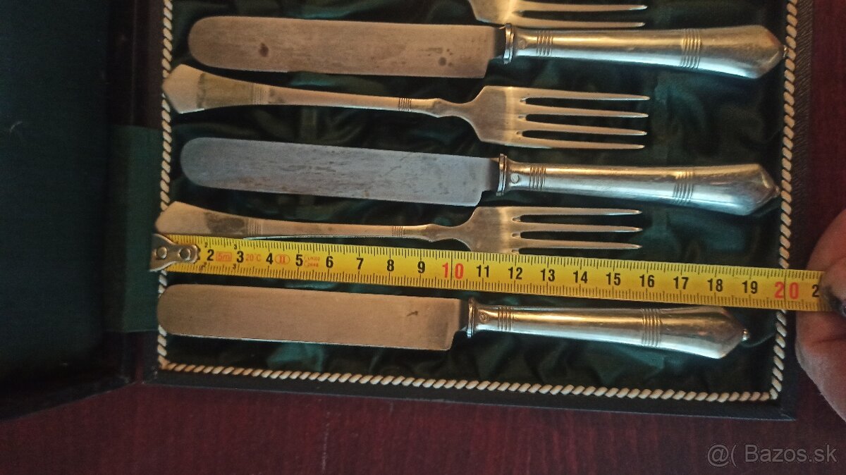 Predám strožitný príbor alpacca - 6