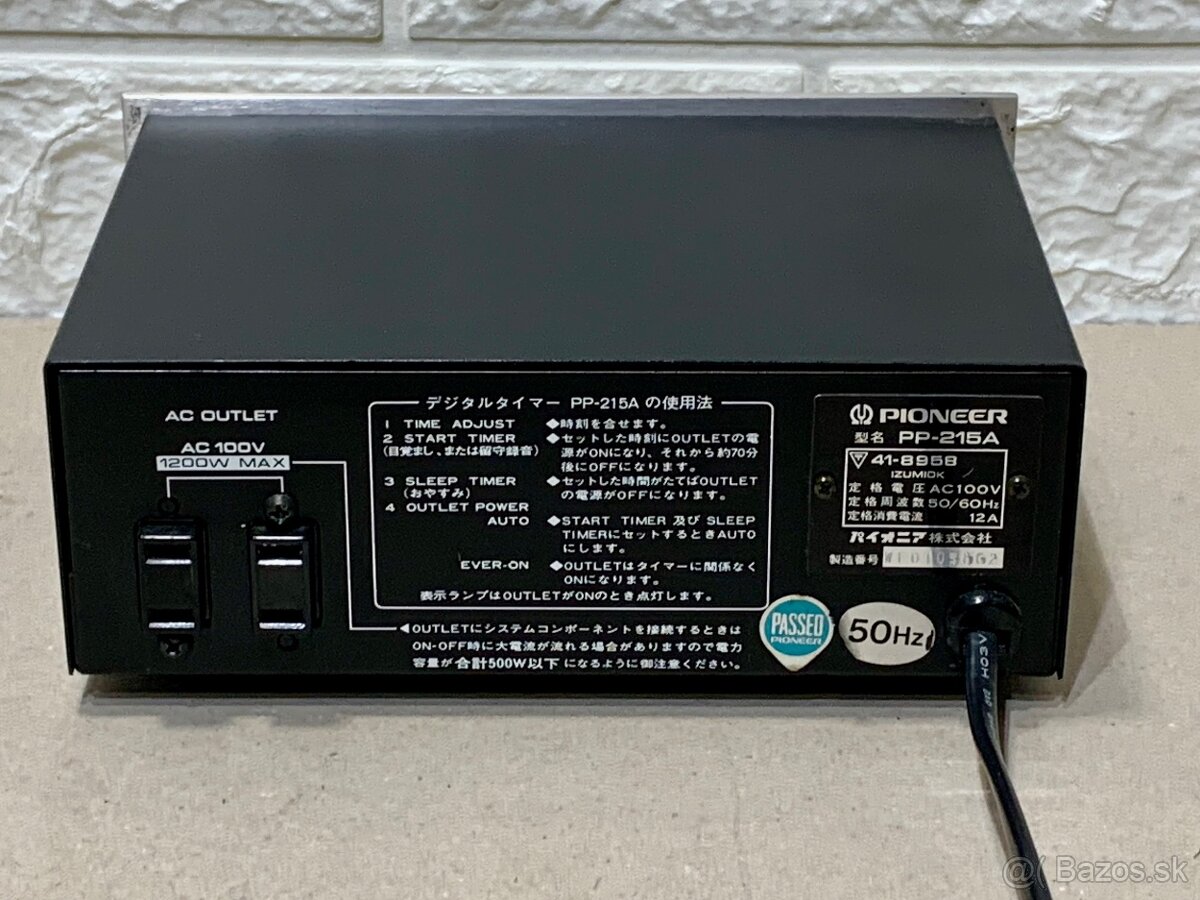 PIONEER PP-215A …. Digital timer ( Digitálny časovač ) - 6