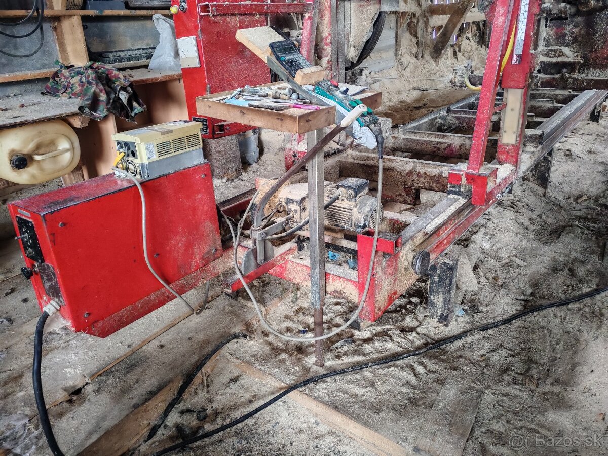 Kmeňová píla, gáter, pásová píla 9m - 6