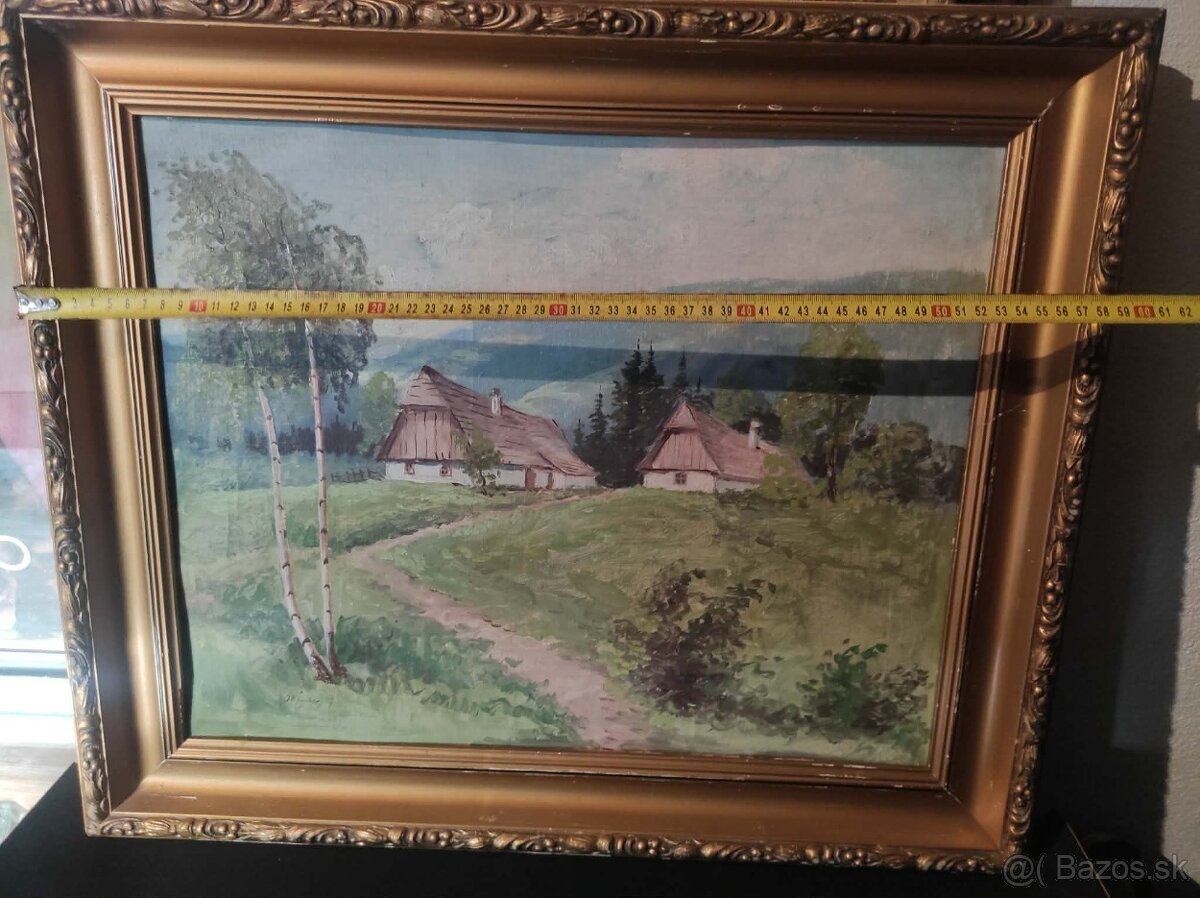 obraz, krajinomalba ...signovany - 6