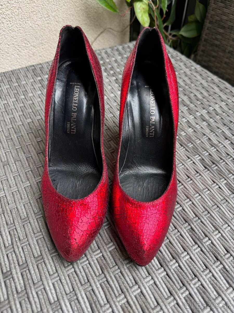 Dámske topanky na podpätku Leonello Palanti - 6