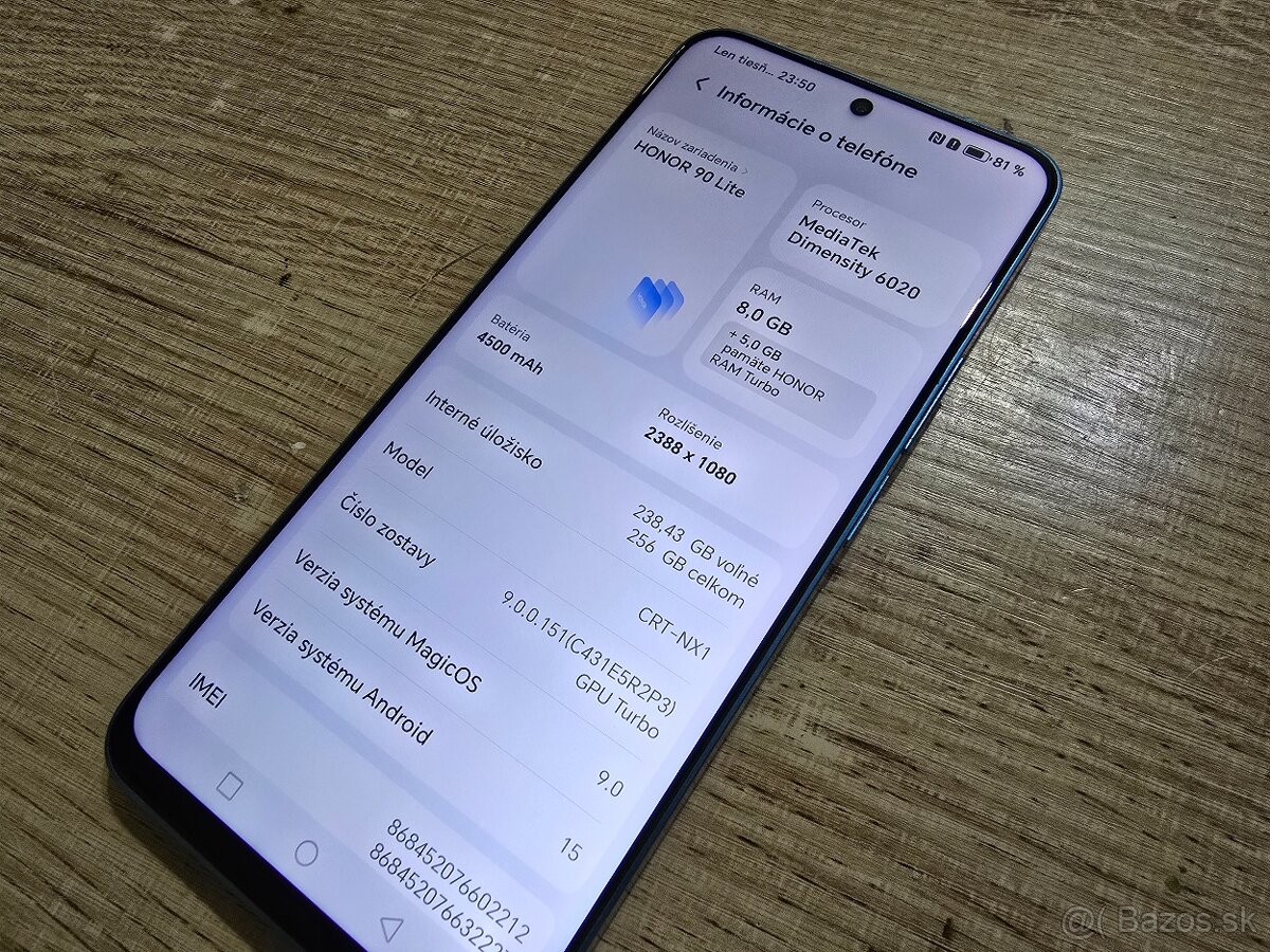 Honor 90 Lite 256gb 8gb ram s najnovsim androidom 15 v top s - 6