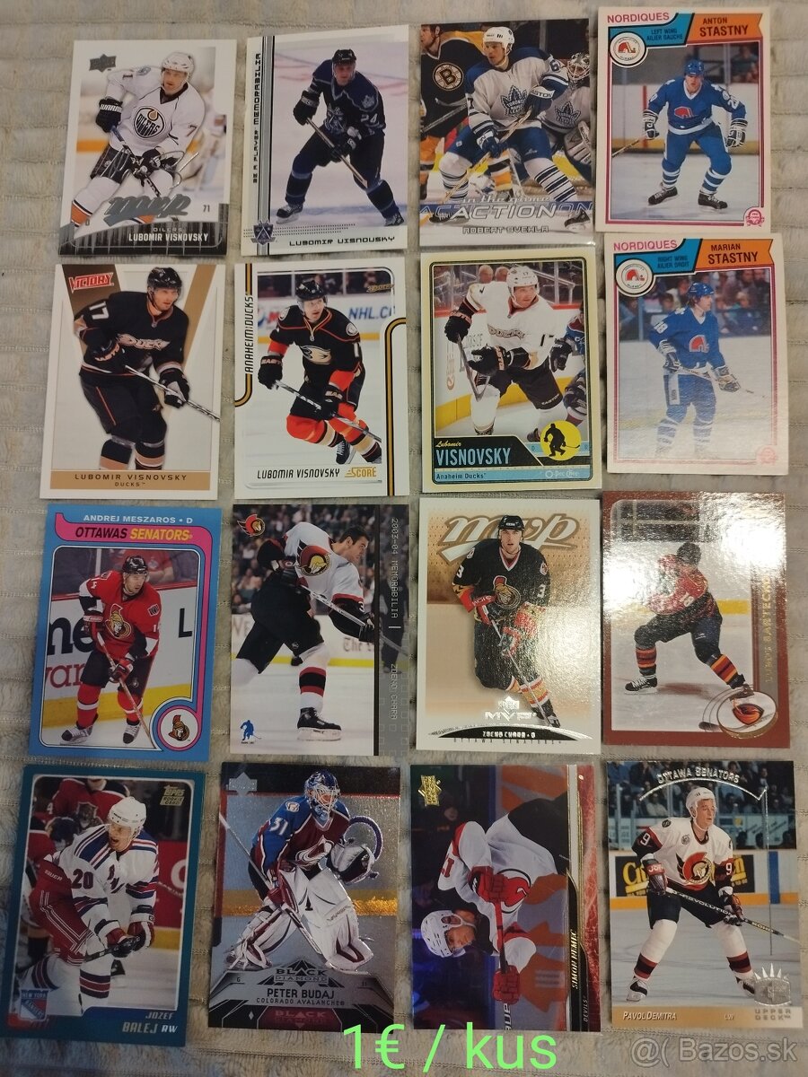 Hokejove karty karticky slovaci v NHL - 6