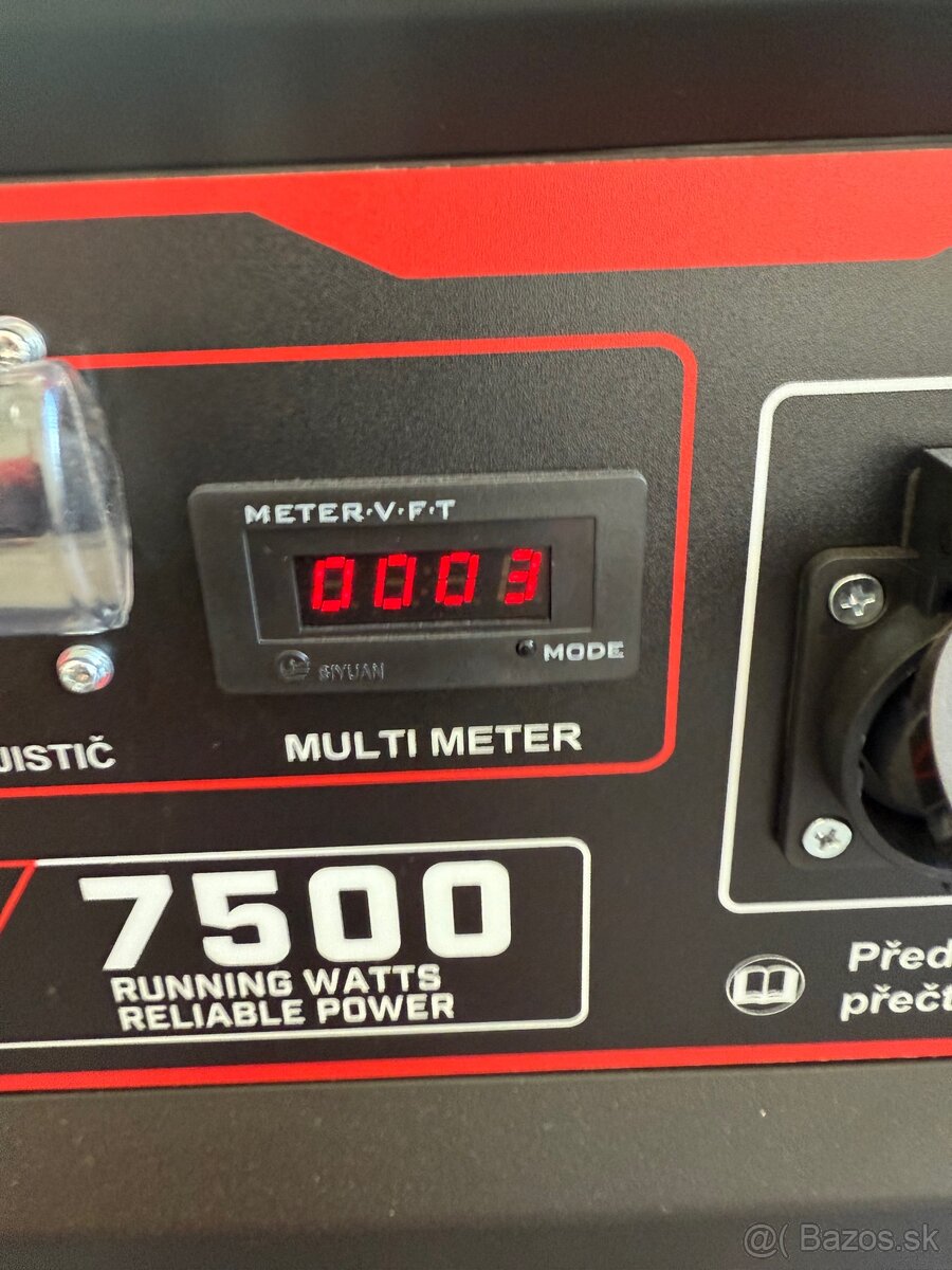 Elektrocentrála 3f 400V/230V 7500w (3mth) - 6