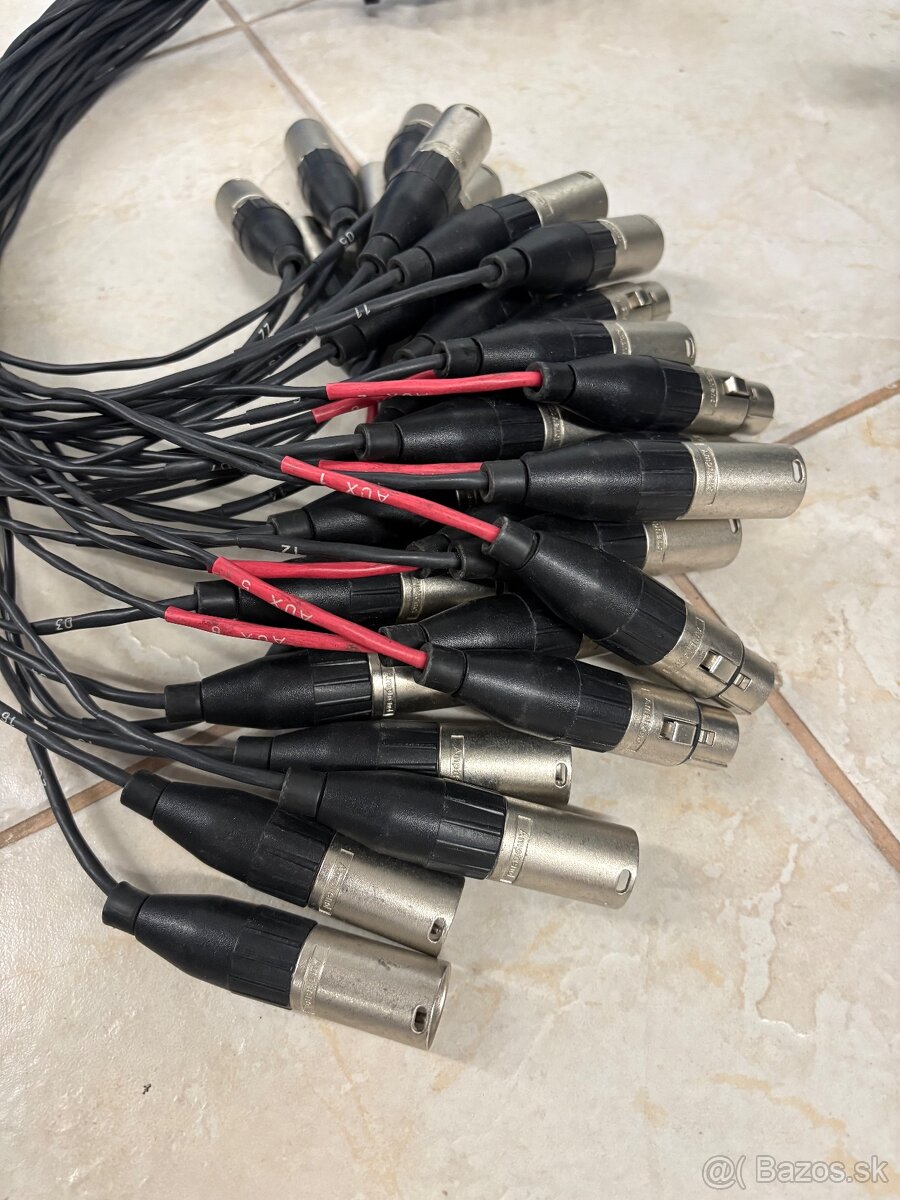 Predám Multikábel Multicore 24/8 - 30m - 6