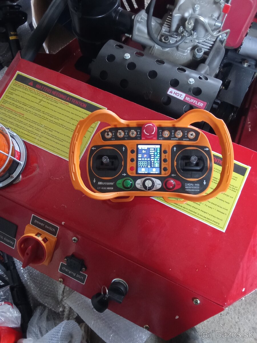 Svahová pásová cepová kosačka - mulčovač - 6