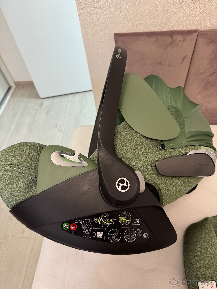 Autosedačka Cybex Cloud T i-Size Plus Platinum Green - 6