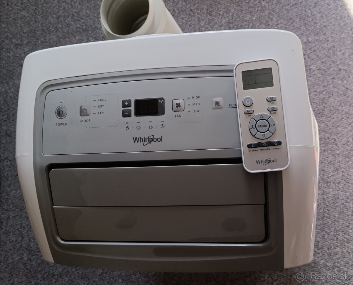 Predám prenosnú klímu Whirlpool PACW12CO TOP STAV - 6