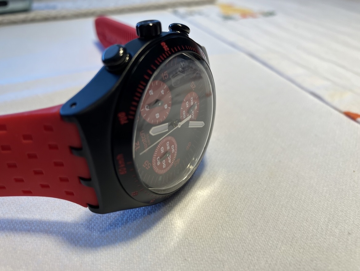 SWATCH IRONY CHRONO REDLY YCB 4022 - 6