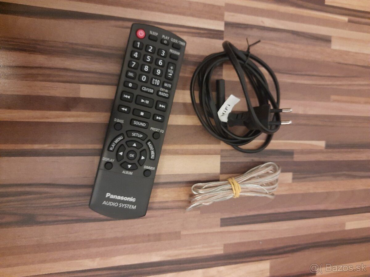 Predám stereo Hi-Fi systém Panasonic SA-PMX74 - 6
