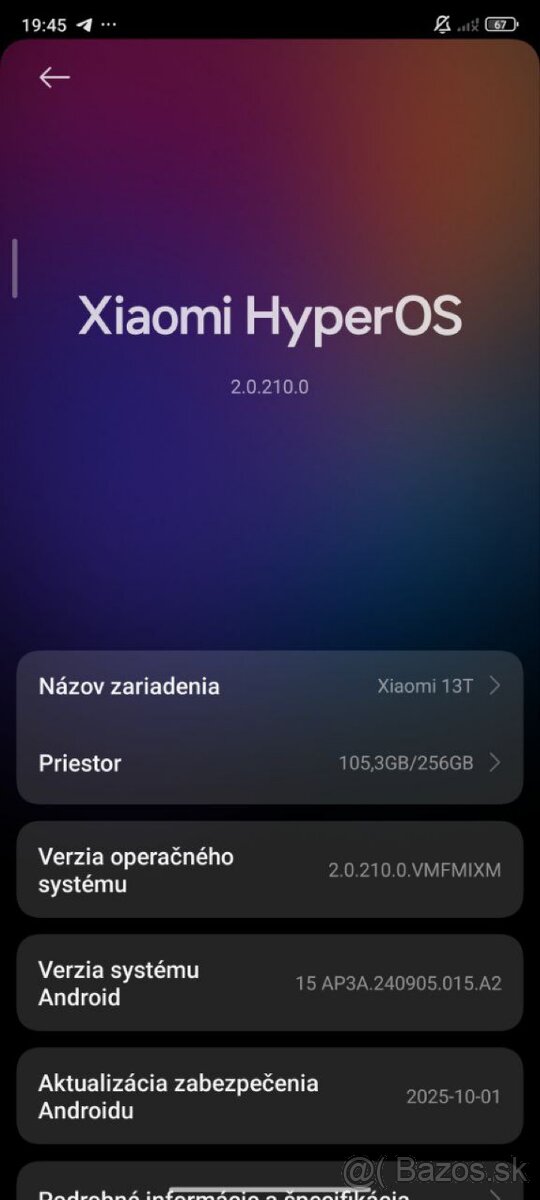 Predám Xiaomi 13T 5G - 6