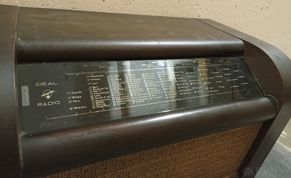 Staré retro rádio Ideal Radio Rigoletto-Super S577 - 6