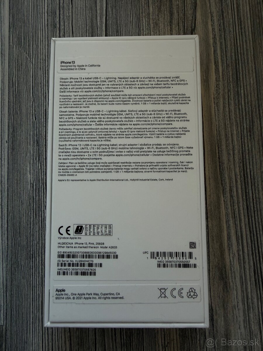 iPhone 13, 256GB - 6