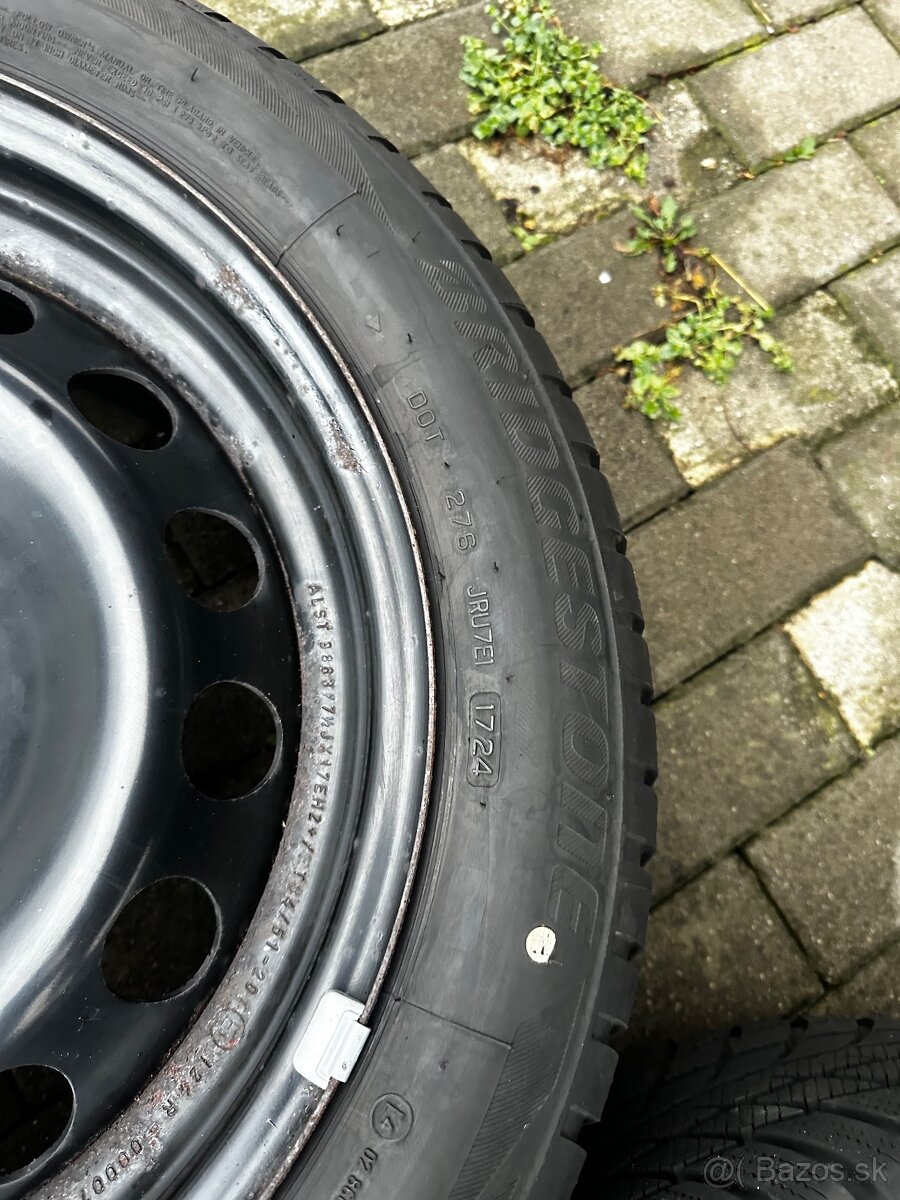 Predám zimnú sadu BMW 17” bridgestone 225/50 r17 - 6