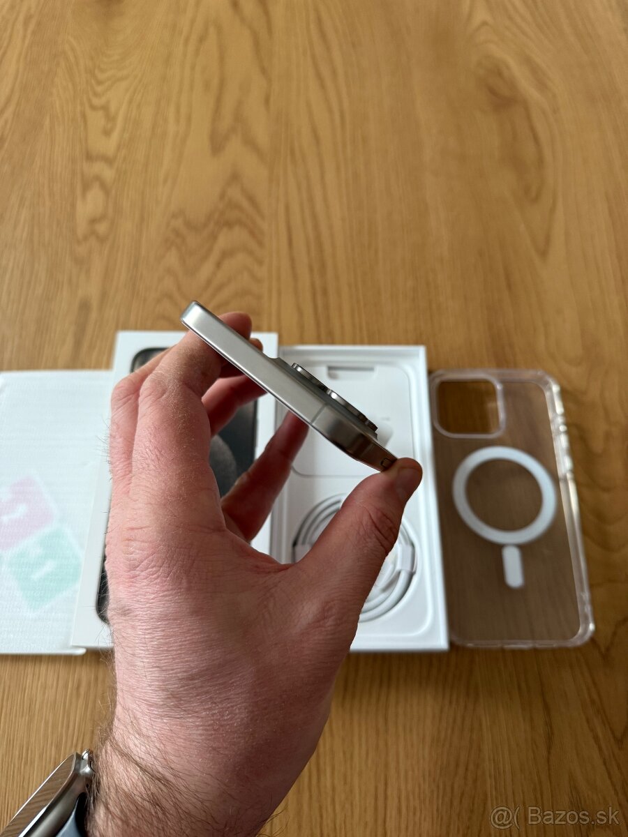 iPhone 15 Pro Max 256 gb Natural Titanium -nepoužitý, záruka - 6