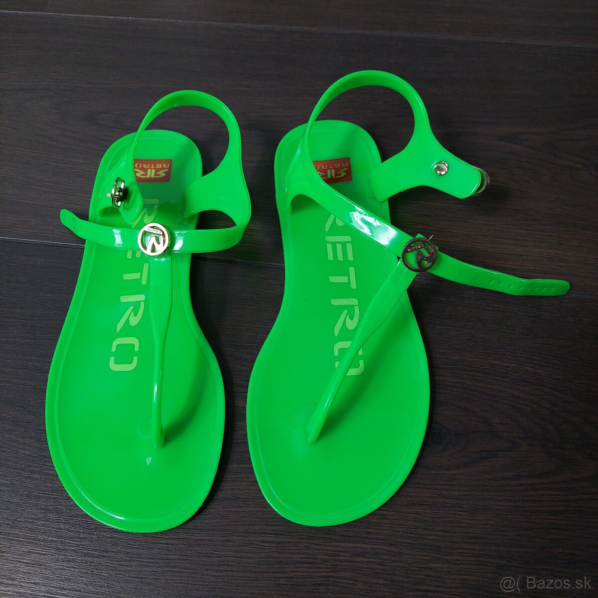 Sandále zn.RETRO neónové - 6