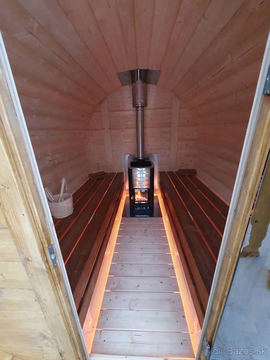 Fínska sudová sauna - 6