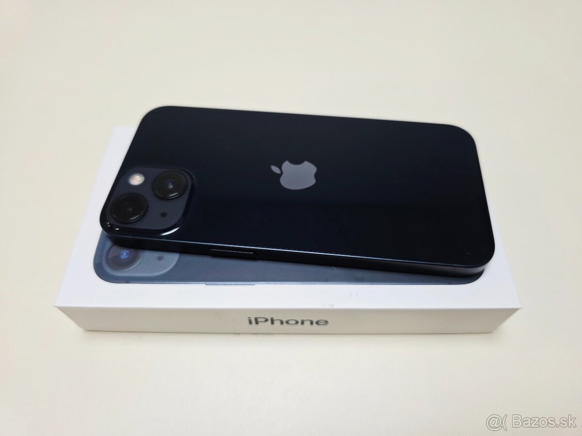 APPLE IPHONE 13 256GB MIDNIGHT ,ZDRVIE BATERKY 100% - 6