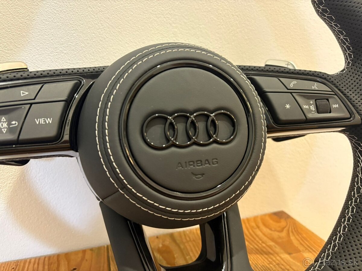 AUDI S-kovy VOLANT MULTIFUNKCNY S PÁDLAMI A3 A4 A5 A6 Q5 Q7 - 6