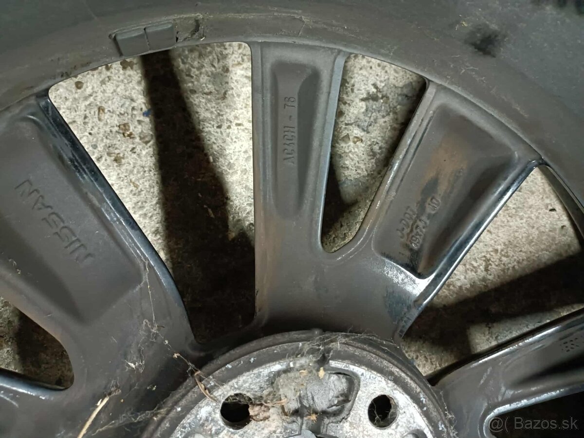 4ks alu disky orig. Nissan 5x114,3 R19 6mm 225/45 r19 - 6