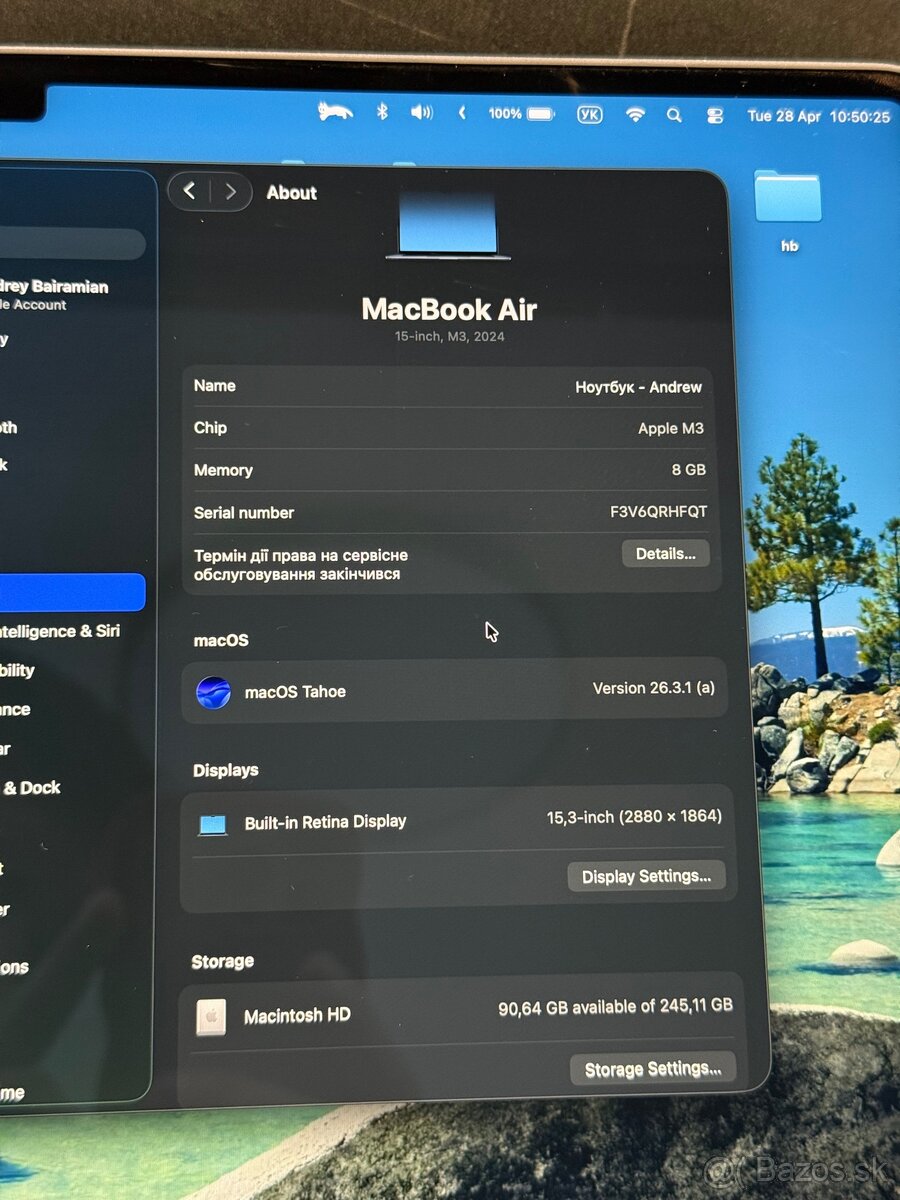 MacBook Air 15" M3 | 256GB | Ako nový - 6