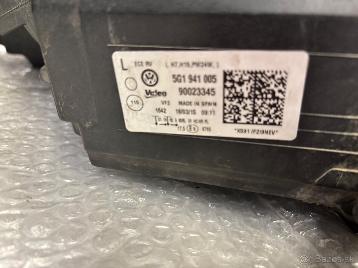 VW golf7 predne svetla halogen - 6
