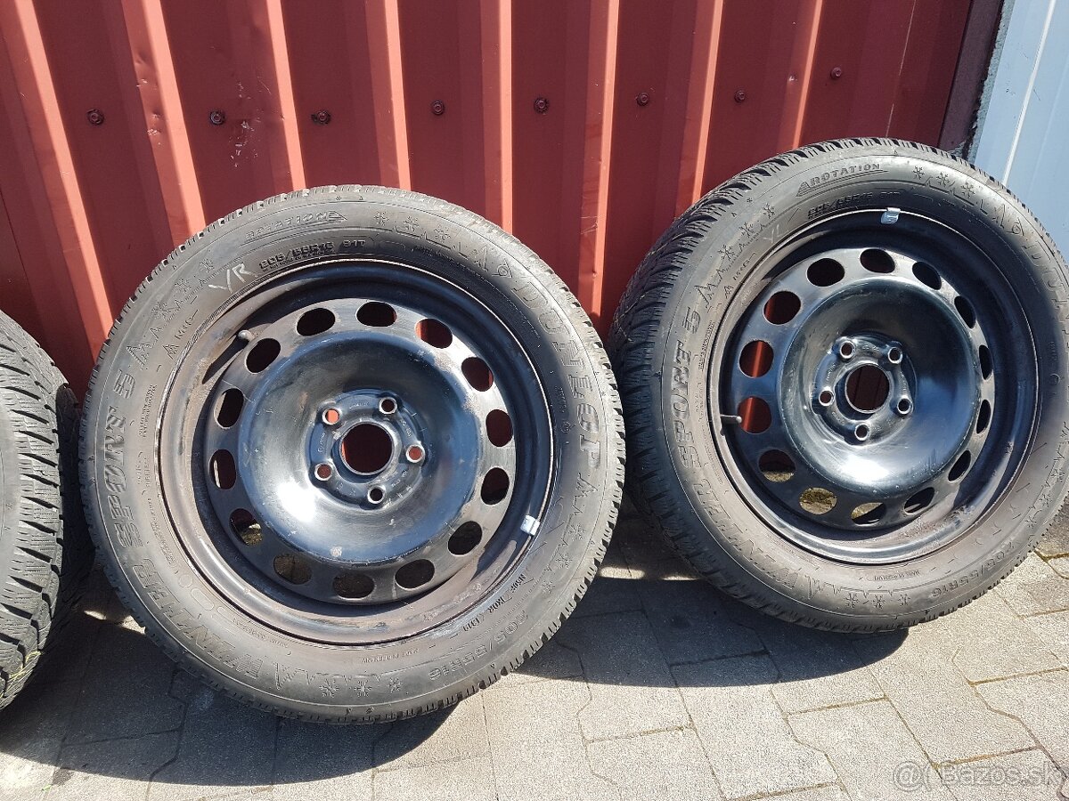 Zimna sada 5x112x57 + 205/55R16 Vw,Škoda,Audi,Seat - 6