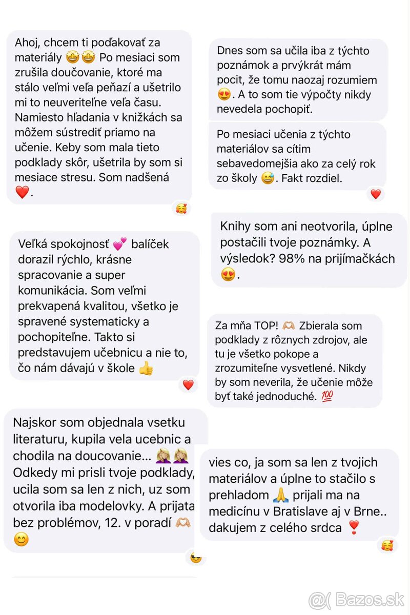 2026 medicína UPJŠ KE najkompletnejšie podklady přijímačky - 6