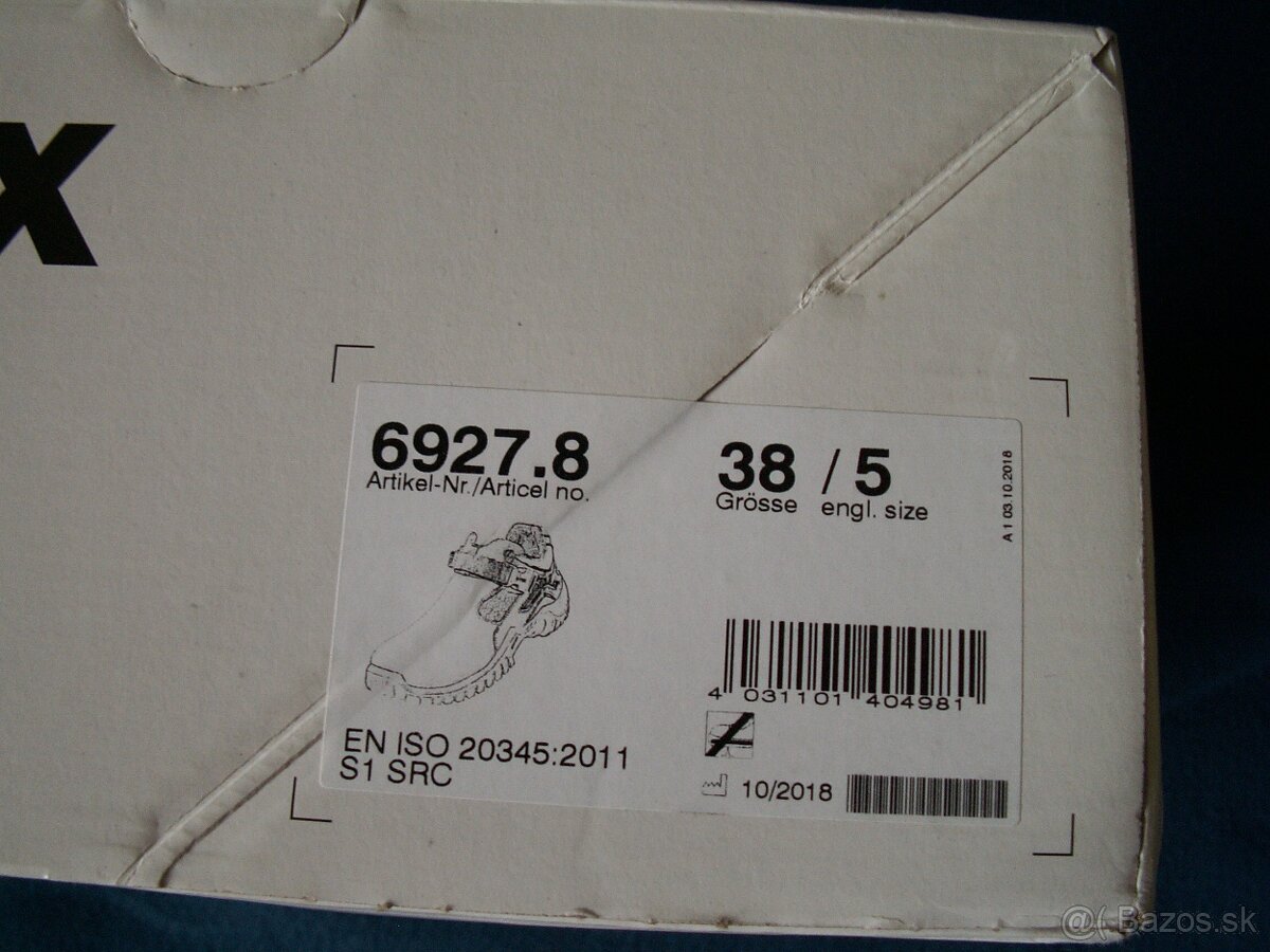 Pracovná obuv UVEX č. 38 - 6