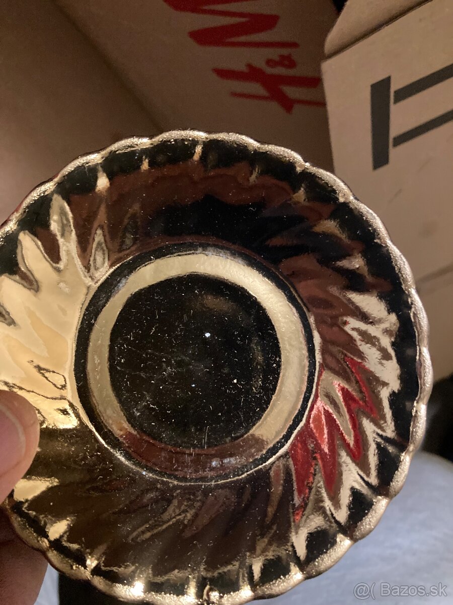 Predám modrí porcelán v zlatej farba - 6