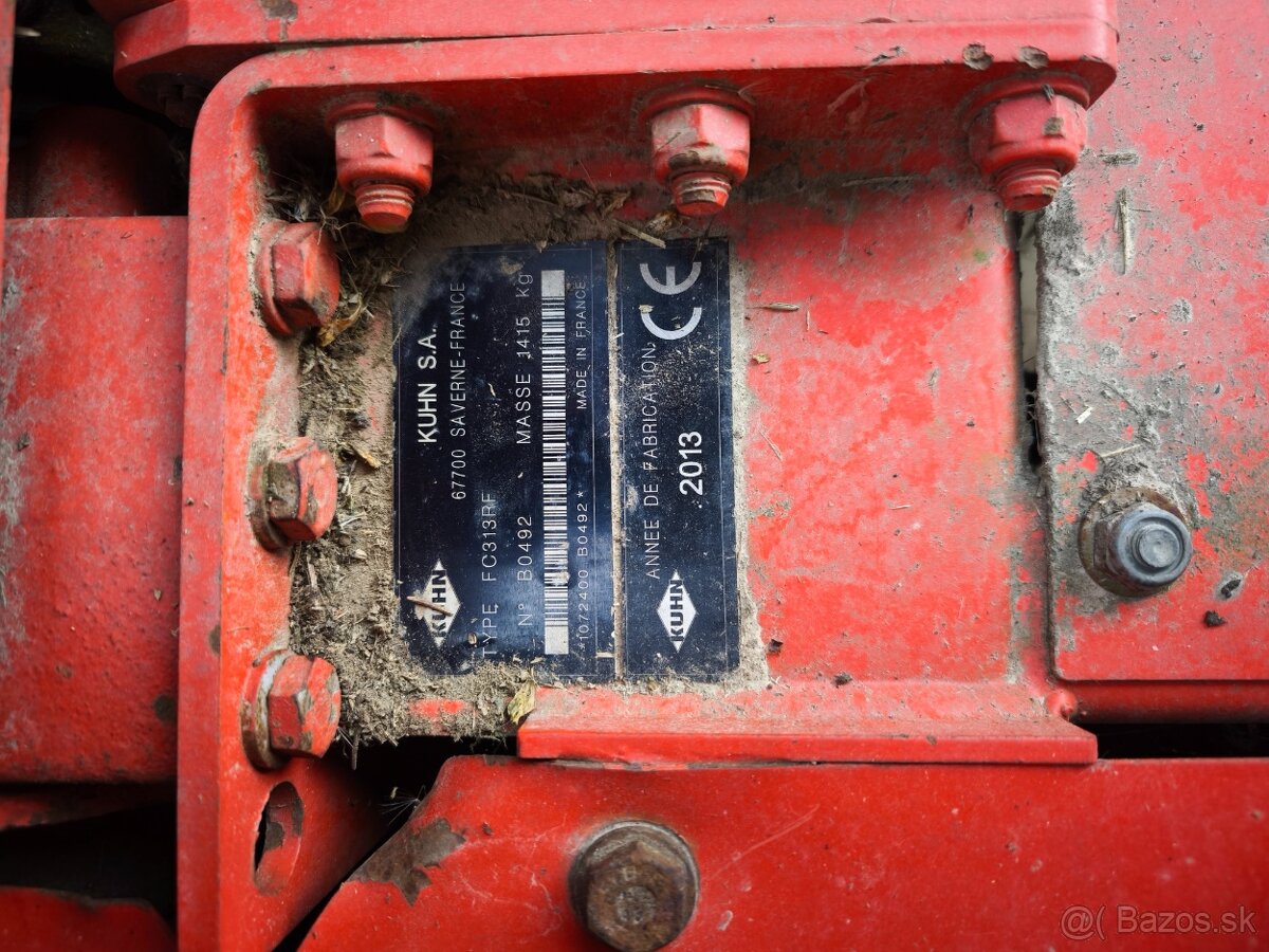 Prodám žací diskovou kombinaci rok 2013, KUHN FC 313 RF, s k - 6