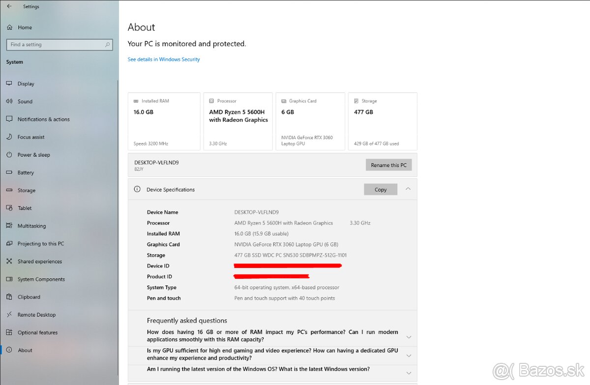 Lenovo Legion 5 17ACH6H - 6