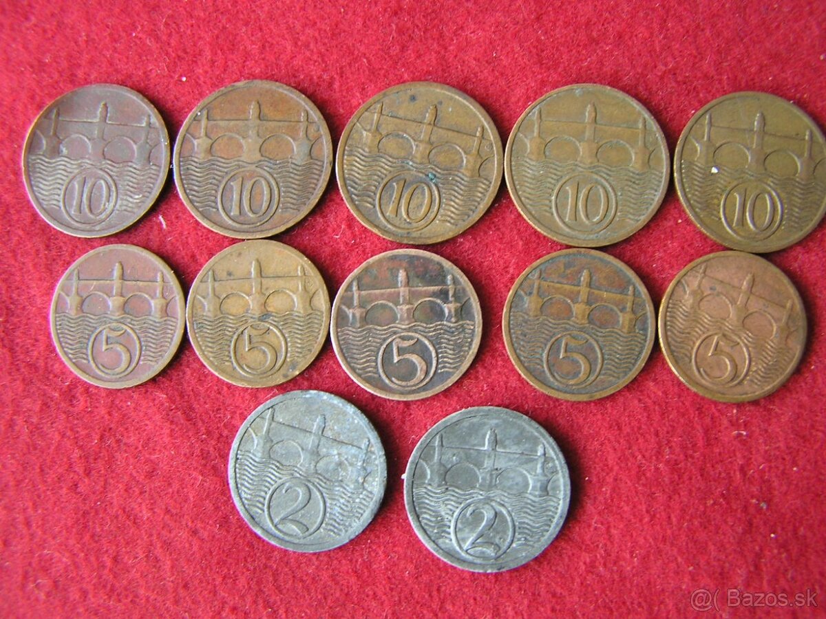 ČESKOSLOVENSKÉ MINCE : PRVÁ REPUBLIKA - 6