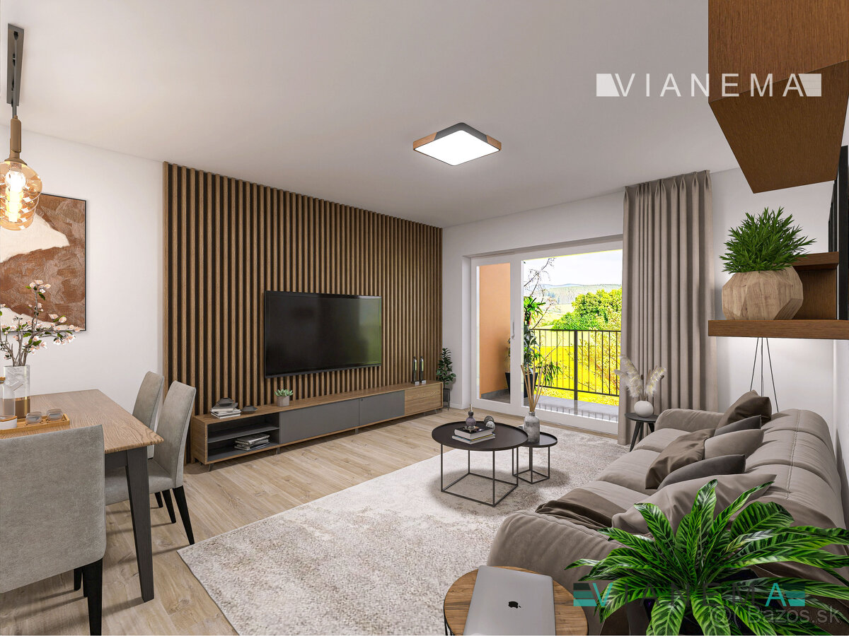 IBA U NÁS Novostavba 3-izb. bytu s veľkou loggiou,PB - 6