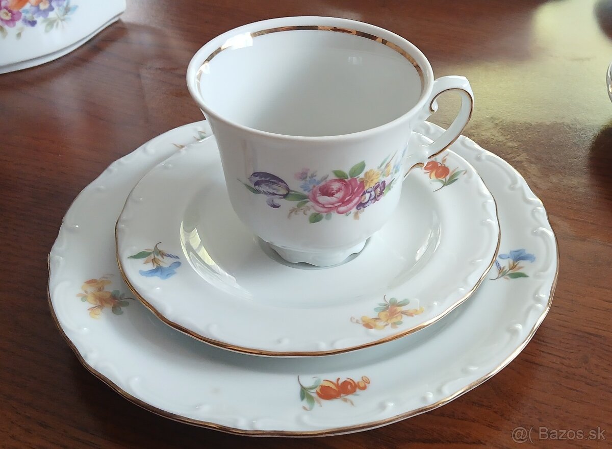 Porcelánové trojsety -mix - 6