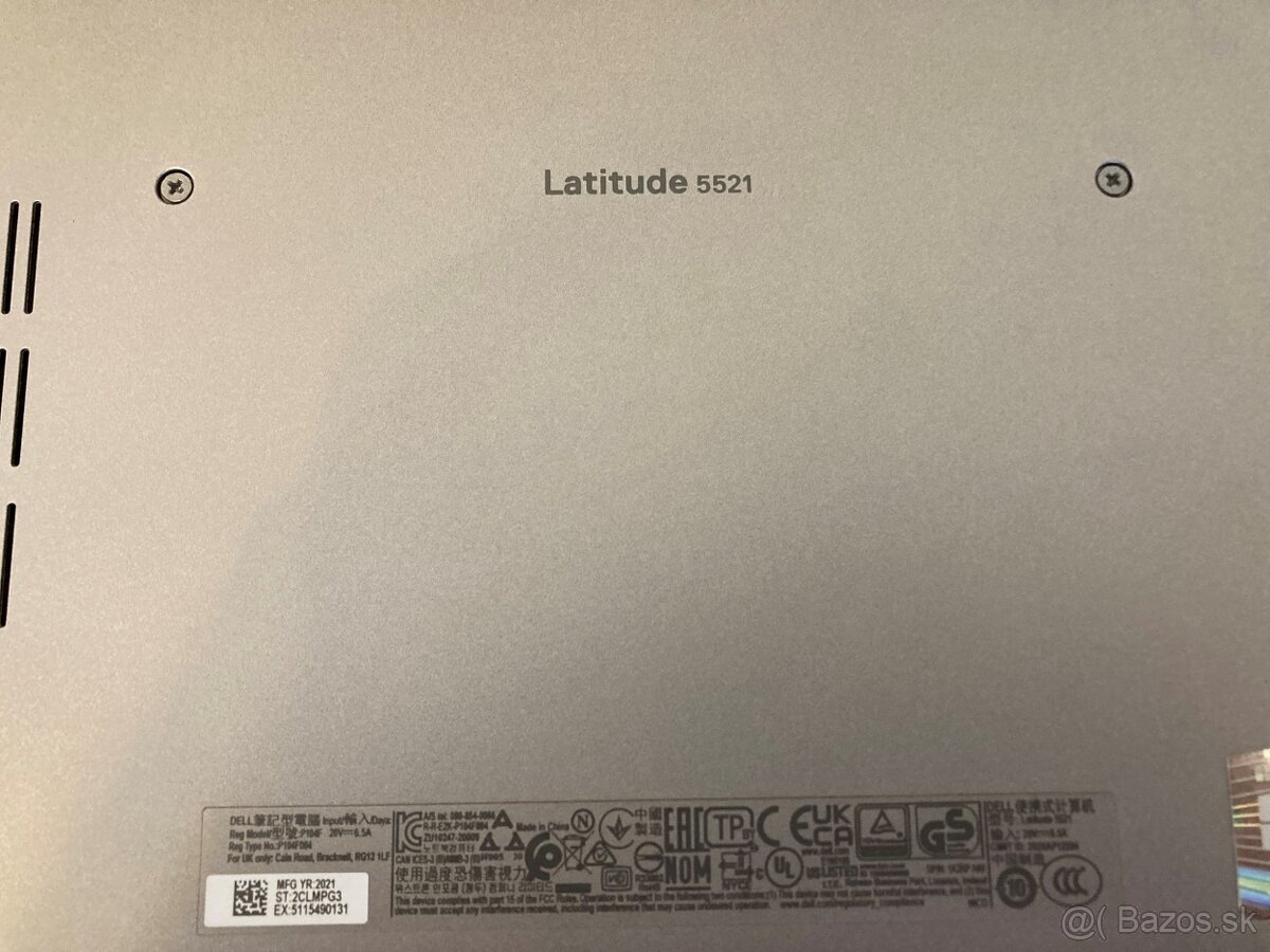 Notebook DELL LATITUDE 5521 i5-11500H MX450 2GB - 6