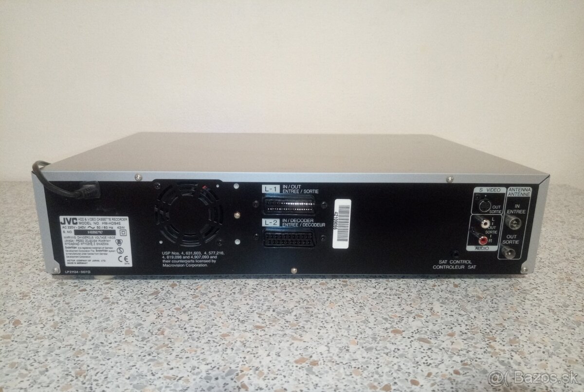 ⚠️⚡️ S-VHS/HDD rekordér JVC HM-HDS4 - 6