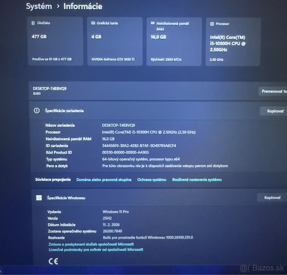 Notebook Lenovo Legion 5 17IMH05 - 6